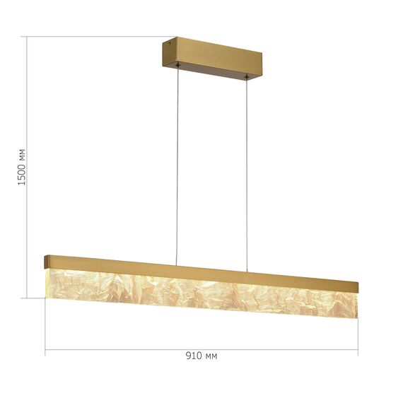 SL6234.303.36 Светильник подвесной ST-Luce Латунь/Золотистый LED 1*36W 4000K SPLENDID, изображение 5