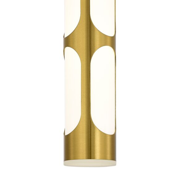 SL6237.303.01 Светильник подвесной ST-Luce латунь/белый LED 1*6W 4000K DALLAMOS, изображение 3