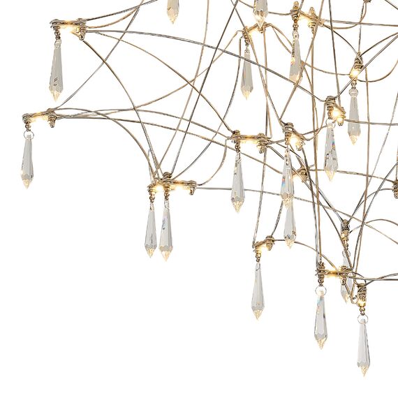 SL6601.102.78 Светильник потолочный ST-Luce Хром/Прозрачный LED 78*0,35W 3000K GRAVETTA, изображение 3