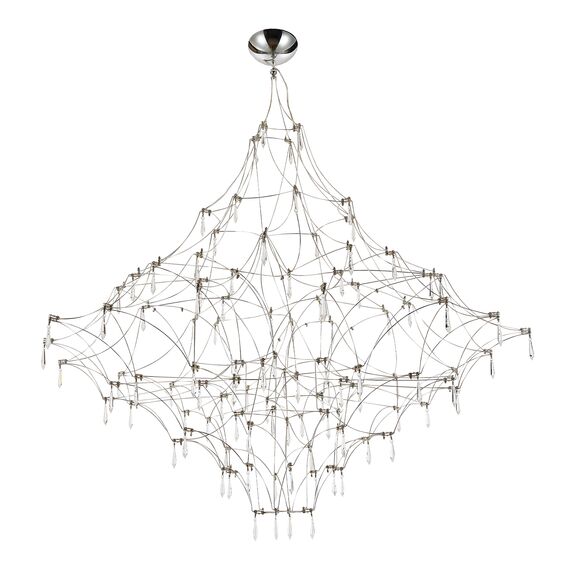 SL6601.103.114 Светильник подвесной ST-Luce Хром/Прозрачный LED 114*0,5W 3000K GRAVETTA, изображение 2