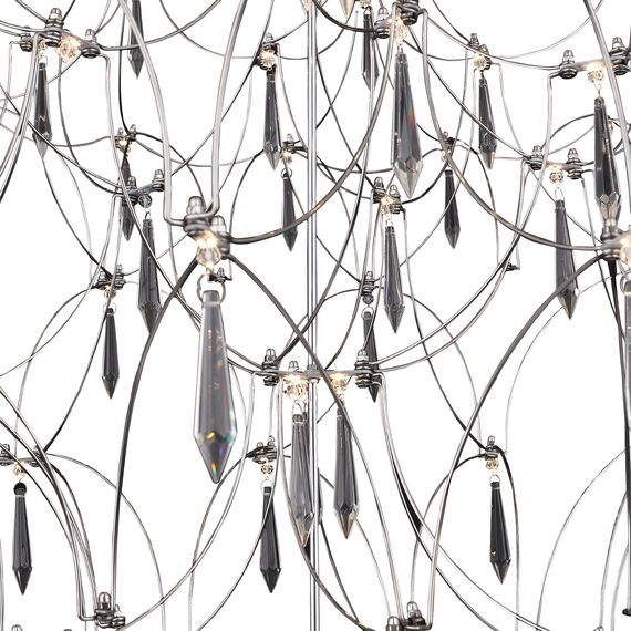 SL6601.103.114 Светильник подвесной ST-Luce Хром/Прозрачный LED 114*0,5W 3000K GRAVETTA, изображение 4