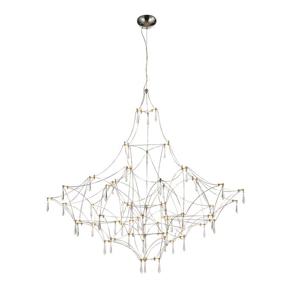 SL6601.113.114 Светильник подвесной ST-Luce Хром/Прозрачный LED 114*0,5W 3000K GRAVETTA