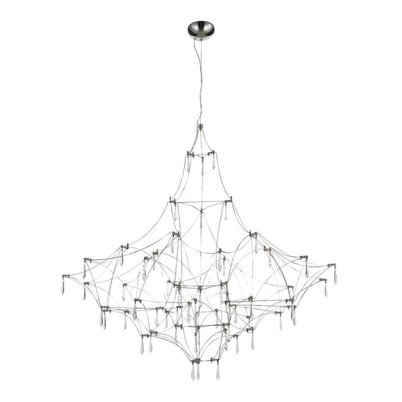 SL6601.113.114 Светильник подвесной ST-Luce Хром/Прозрачный LED 114*0,5W 3000K GRAVETTA, изображение 2