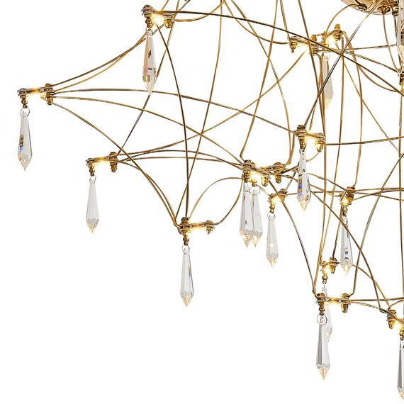 SL6601.202.78 Светильник потолочный ST-Luce Золотистый/Прозрачный LED 78*0,35W 3000K GRAVETTA, изображение 3