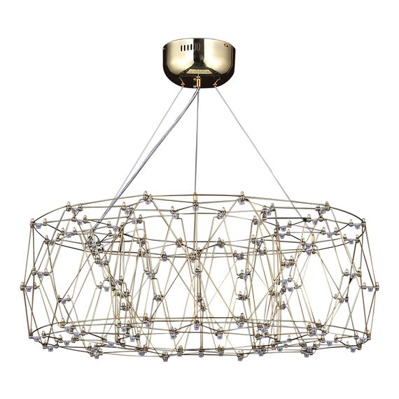 SL6602.203.48 Светильник подвесной ST-Luce Золотистый/Прозрачный LED 1*48W 4000K GRAVETTA