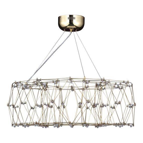 SL6602.203.48 Светильник подвесной ST-Luce Золотистый/Прозрачный LED 1*48W 4000K GRAVETTA, изображение 3