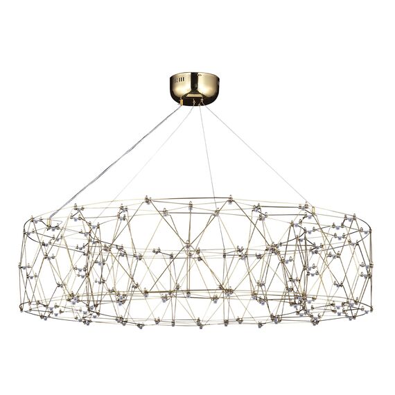 SL6602.203.72 Светильник подвесной ST-Luce Золотистый/Прозрачный LED 1*72W 4000K GRAVETTA