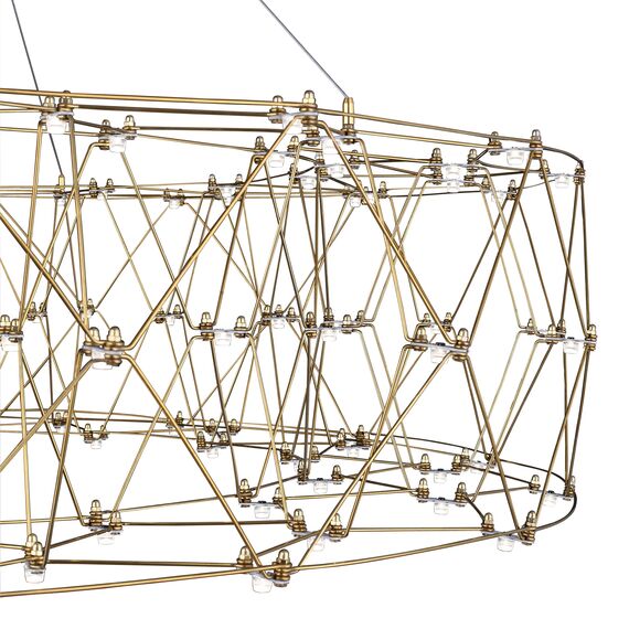 SL6602.203.72 Светильник подвесной ST-Luce Золотистый/Прозрачный LED 1*72W 4000K GRAVETTA, изображение 4