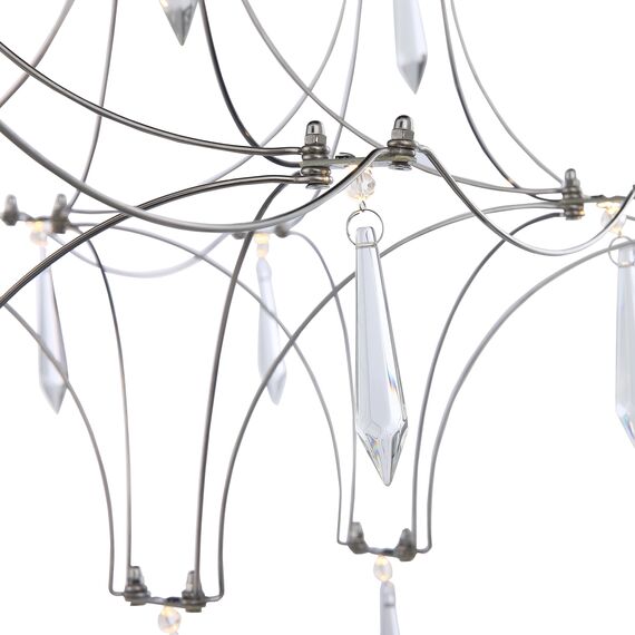 SL6603.103.17 Светильник подвесной ST-Luce Хром/Прозрачный LED 1*17W 4000K GRAVETTA, изображение 7