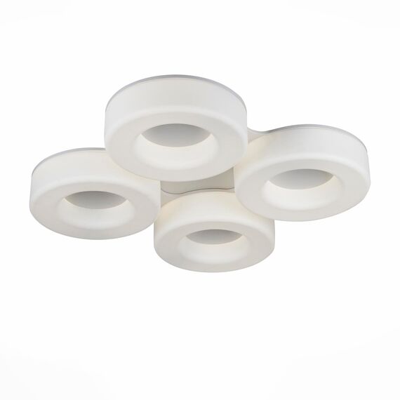 SL886.552.04 Светильник потолочный ST-Luce белый/ LED 4*24W 4100K LORDIN, изображение 3