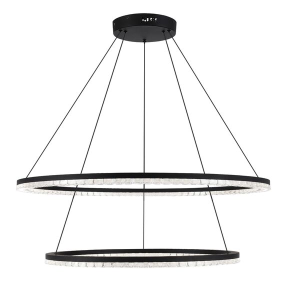 SL1018.403.02 Светильник подвесной ST-Luce черный/прозрачный LED 1*96W 4000K EUCLIDICS, изображение 3