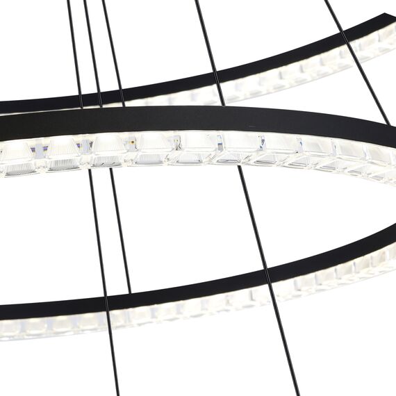 SL1018.403.03 Светильник подвесной ST-Luce черный/прозрачный LED 1*130W 4000K EUCLIDICS, изображение 4