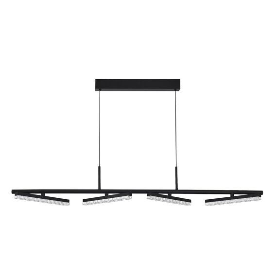 SL1018.403.04 Светильник подвесной ST-Luce черный/прозрачный LED 1*32W 4000K EUCLIDICS, изображение 2