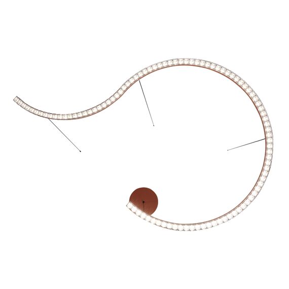 SL1018.603.01 Светильник подвесной ST-Luce терракотовый/прозрачный LED 1*65W 4000K EUCLIDICS, изображение 6