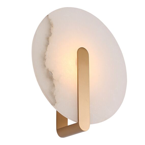 SL1195.301.01 Светильник настенный ST-Luce латунь/алебастр LED 1*5W 3000K MONTRE, изображение 3