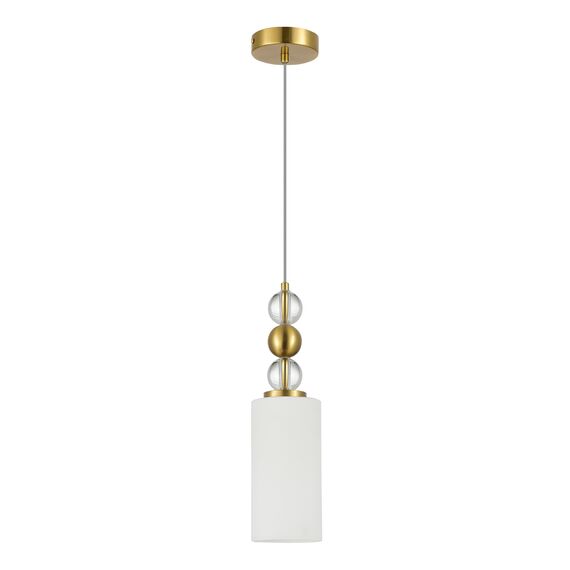 SL2003.303.01 Светильник подвесной ST-Luce латунь/белый E27 1*40W AURORA, изображение 2