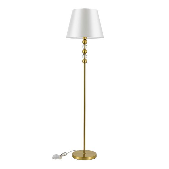 SL2003.305.01 Светильник напольный ST-Luce латунь/белый E27 1*40W AURORA, изображение 2