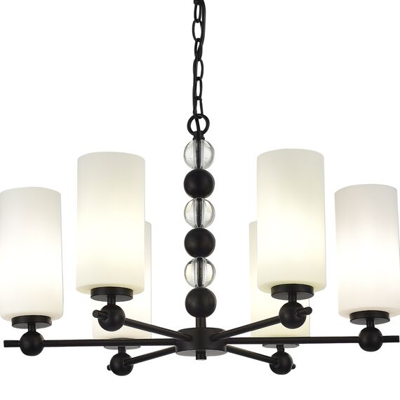 SL2003.403.06 Светильник подвесной ST-Luce черный/белый E27 6*40W AURORA, изображение 3