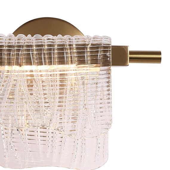 SL6021.201.06 Светильник настенный ST-Luce золотистый/прозрачный LED 1*6W 3000K VOILE, изображение 5