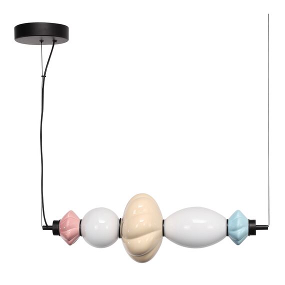SL6134.423.01 Светильник подвесной ST-Luce черный/синий, желтый, розовый, опаловый LED 1*18W 3000K FLORENTINI, изображение 2