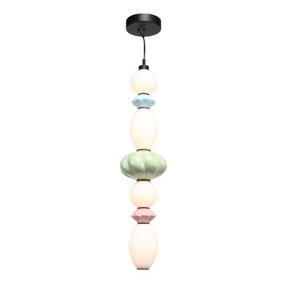 SL6134.453.01 Светильник подвесной ST-Luce черный/зеленый, розовый, синий, опаловый LED 1*32W 3000K FLORENTINI