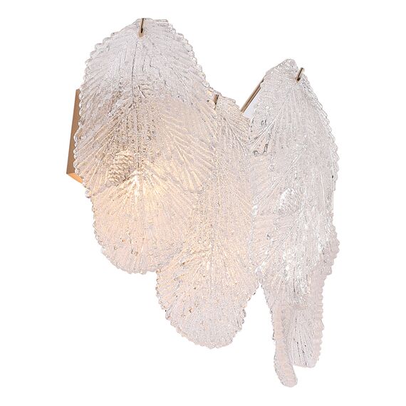 SL6135.201.02 Светильник настенный ST-Luce золотистый/прозрачный, янтарный G9LED 2*5W LIGHTSOME, изображение 3