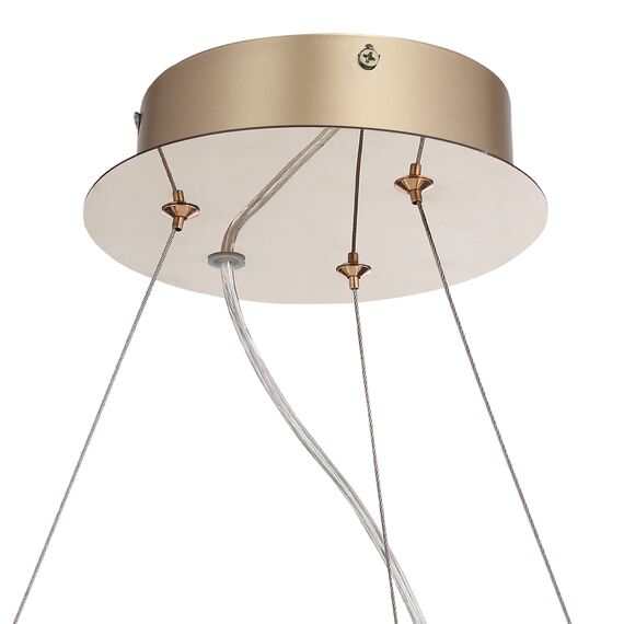 SL6135.213.01 Светильник подвесной ST-Luce золото/прозрачный, янтарный LED 1*42W 3000K LIGHTSOME, изображение 6