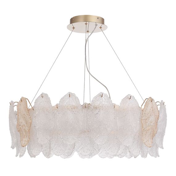 SL6135.223.01 Светильник подвесной ST-Luce золото/прозрачный, янтарный LED 1*56W 3000K LIGHTSOME, изображение 2