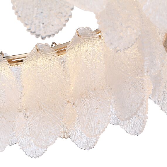 SL6135.223.01 Светильник подвесной ST-Luce золото/прозрачный, янтарный LED 1*56W 3000K LIGHTSOME, изображение 6