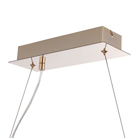 SL6135.233.01 Светильник подвесной ST-Luce золото/прозрачный, янтарный LED 1*24W 3000K LIGHTSOME, изображение 5