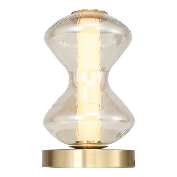 SL6136.204.01 Прикроватная лампа ST-Luce золото/коньячный LED 1*6W 3000K SPINE, изображение 3