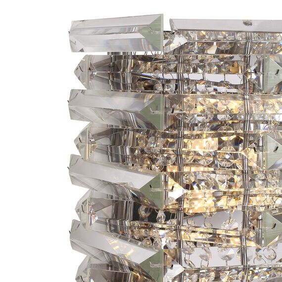 SL6137.101.02 Светильник настенный ST-Luce никель/прозрачный E14 2*40W STROZZI, изображение 4