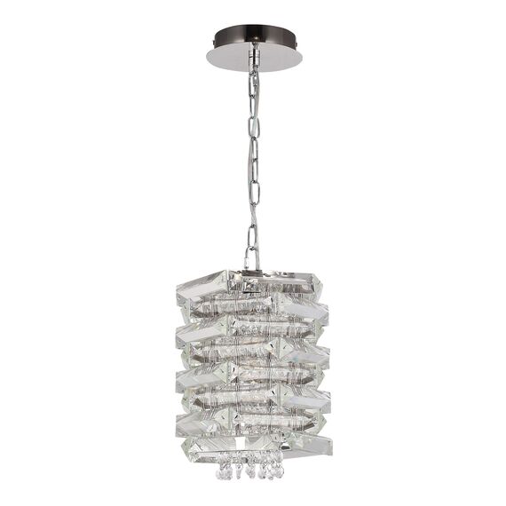 SL6137.103.01 Светильник подвесной ST-Luce никель/прозрачный E14 1*40W STROZZI, изображение 2