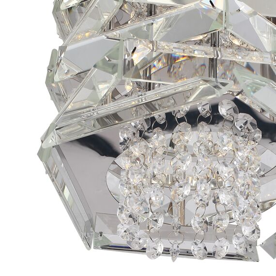 SL6137.103.01 Светильник подвесной ST-Luce никель/прозрачный E14 1*40W STROZZI, изображение 3