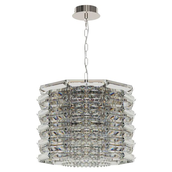 SL6137.103.08 Светильник подвесной ST-Luce никель/прозрачный E14 8*40W STROZZI, изображение 2