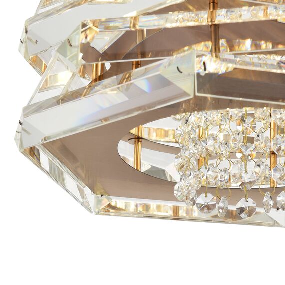 SL6137.203.04 Светильник подвесной ST-Luce медь/прозрачный E14 4*40W STROZZI, изображение 4