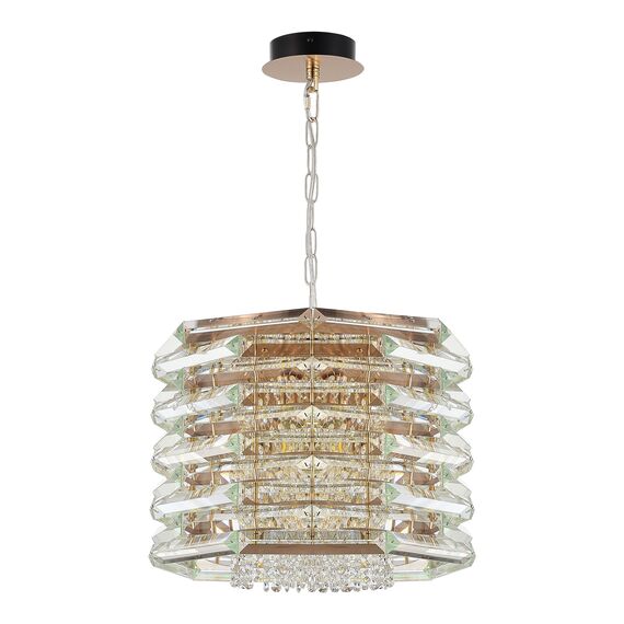 SL6137.203.08 Светильник подвесной ST-Luce медь/прозрачный E14 8*40W STROZZI, изображение 2