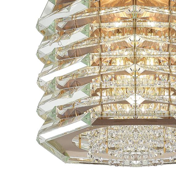 SL6137.203.08 Светильник подвесной ST-Luce медь/прозрачный E14 8*40W STROZZI, изображение 5