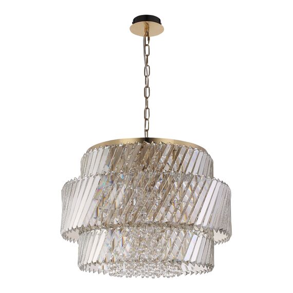 SL6138.303.12 Светильник подвесной ST-Luce латунь/прозрачный E14 12*40W RITZ, изображение 2