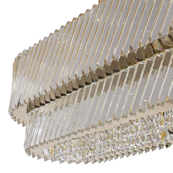 SL6138.303.14 Светильник подвесной ST-Luce латунь/прозрачный E14 14*40W RITZ, изображение 4