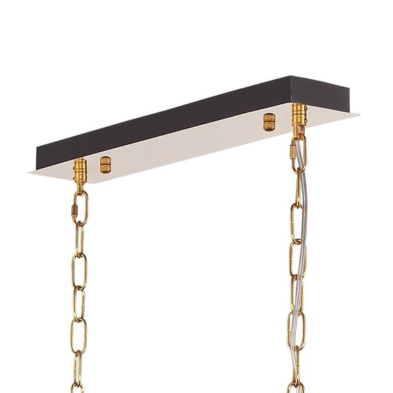 SL6138.303.14 Светильник подвесной ST-Luce латунь/прозрачный E14 14*40W RITZ, изображение 6