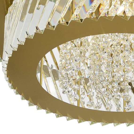 SL6138.313.12 Светильник потолочный ST-Luce латунь/прозрачный E14 12*40W RITZ, изображение 4