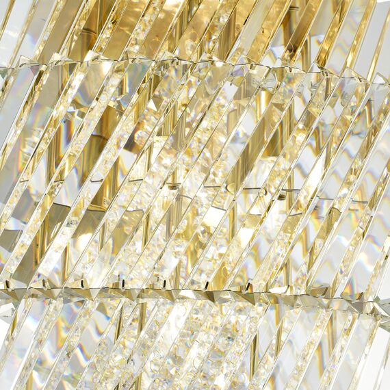 SL6138.313.12 Светильник потолочный ST-Luce латунь/прозрачный E14 12*40W RITZ, изображение 5