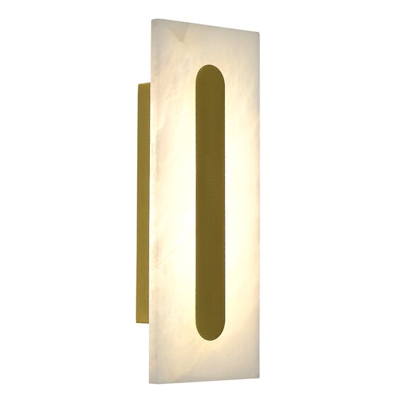 SL6139.221.01 Светильник настенный ST-Luce золотистый/белый LED 1*6W 3000K / 4000K / 6000K GEOM