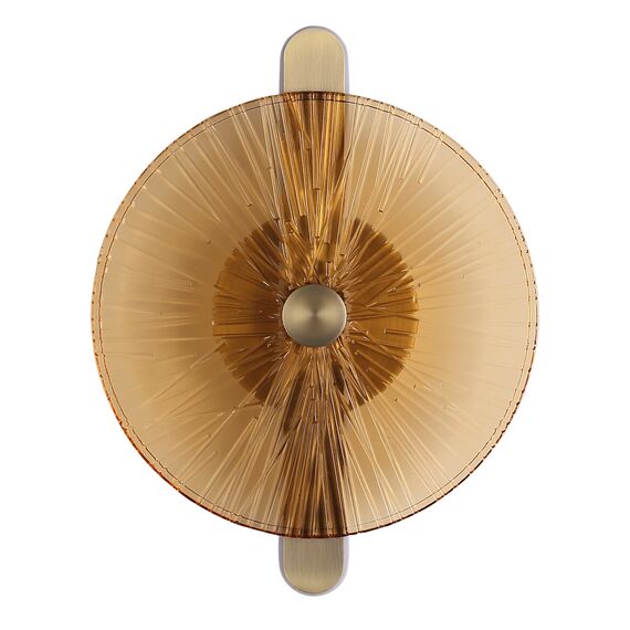 SL6141.311.01 Светильник настенный ST-Luce бронза/янтарь LED 1*11W 4000K WASI, изображение 2