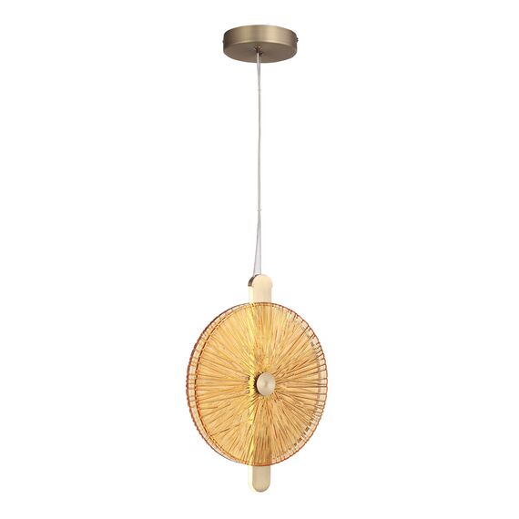 SL6141.313.01 Светильник подвесной ST-Luce бронза/янтарь LED 1*11W 4000K WASI, изображение 3