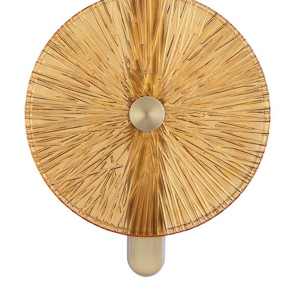 SL6141.313.01 Светильник подвесной ST-Luce бронза/янтарь LED 1*11W 4000K WASI, изображение 4