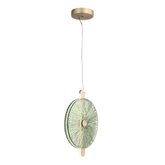 SL6141.323.01 Светильник подвесной ST-Luce бронза/зелёный LED 1*11W 4000K WASI, изображение 3