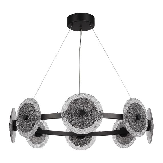 SL6142.443.01 Светильник подвесной ST-Luce черный/дымчатый LED 1*44W 4000K ALUMNO, изображение 2