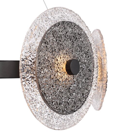 SL6142.443.01 Светильник подвесной ST-Luce черный/дымчатый LED 1*44W 4000K ALUMNO, изображение 4